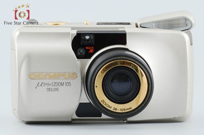 【中古】OLYMPUS オリンパス μ[mju:] ZOOM 105 DELUXE コンパクトフィルムカメラ