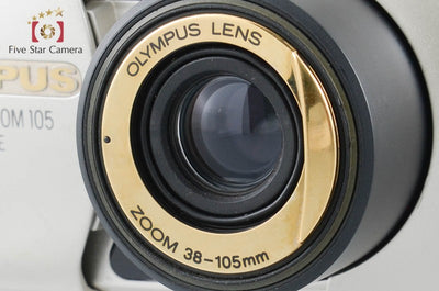 【中古】OLYMPUS オリンパス μ[mju:] ZOOM 105 DELUXE コンパクトフィルムカメラ