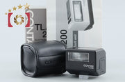 【中古】CONTAX コンタックス TLA200 ブラック エレクトロニックフラッシュ 元箱付き