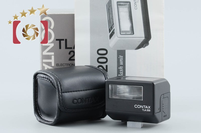 【中古】CONTAX コンタックス TLA200 ブラック エレクトロニックフラッシュ 元箱付き