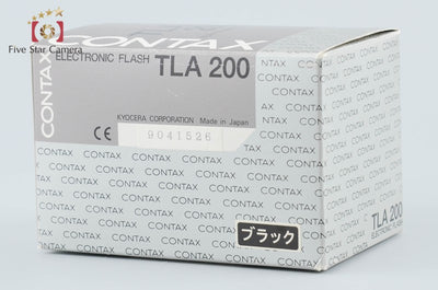【中古】CONTAX コンタックス TLA200 ブラック エレクトロニックフラッシュ 元箱付き