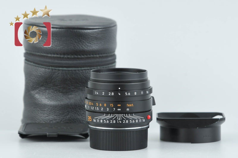 【中古】Leica ライカ SUMMILUX-M 35mm f/1.4 ASPH. E46 11663 ブラック 6-bit