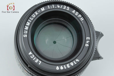 【中古】Leica ライカ SUMMILUX-M 35mm f/1.4 ASPH. E46 11663 ブラック 6-bit