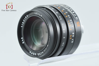 【中古】Leica ライカ SUMMILUX-M 35mm f/1.4 ASPH. E46 11663 ブラック 6-bit