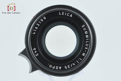 【中古】Leica ライカ SUMMILUX-M 35mm f/1.4 ASPH. E46 11663 ブラック 6-bit