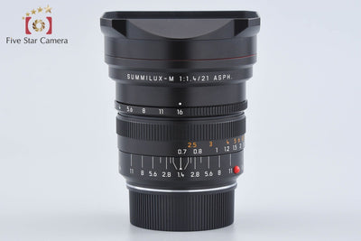 【中古】Leica ライカ SUMMILUX-M 21mm f/1.4 ASPH. Serie VIII 11647 6-bit ブラック