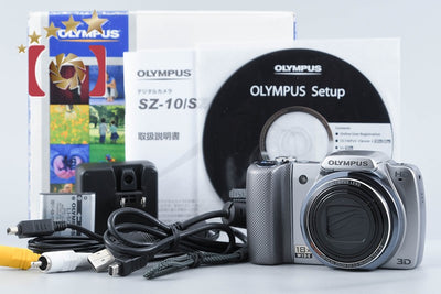 【中古】OLYMPUS オリンパス SZ-10 シルバー コンパクトデジタルカメラ 元箱付き