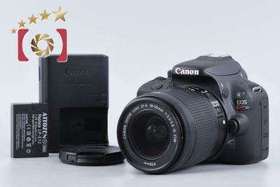 【中古】Canon キヤノン EOS Kiss X7 EF-S 18-55mm IS STM レンズキット ブラック