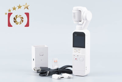 【中古】DJI ディージェーアイ OSMO POCKET 2 サンセットホワイト アクションカメラ ジンバルカメラ