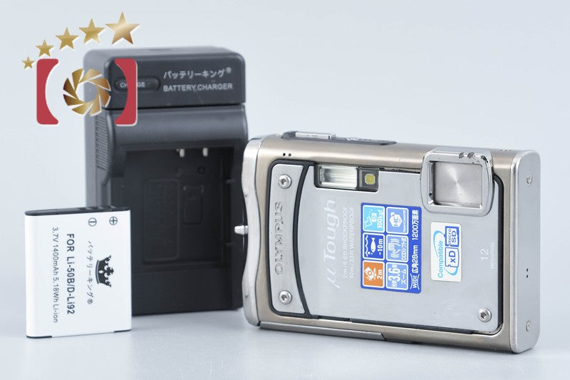 【中古】OLYMPUS オリンパス μ TOUGH-8000 シルバー コンパクトデジタルカメラ