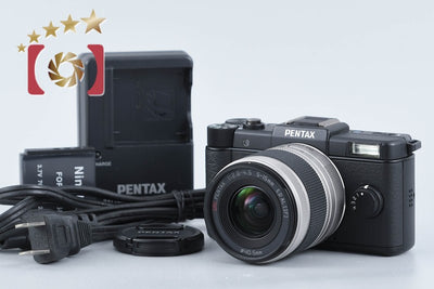 【中古】PENTAX ペンタックス Q 02ズームレンズキット ブラック シャッター回数僅少