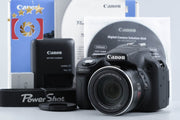 【中古】Canon キヤノン PowerShot SX50 HS ブラック コンパクトデジタルカメラ 元箱付き