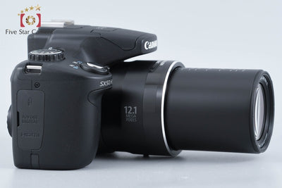 【中古】Canon キヤノン PowerShot SX50 HS ブラック コンパクトデジタルカメラ 元箱付き