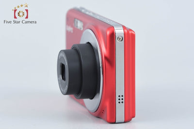 【中古】SANYO 三洋電機 DSC-X1260 レッド コンパクトデジタルカメラ 元箱付き