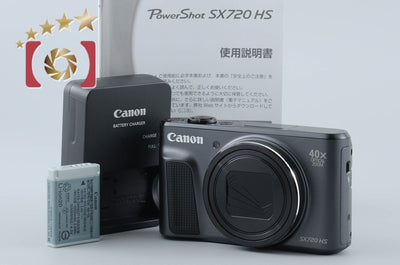【中古】Canon キヤノン PowerShot SX720 HS ブラック コンパクトデジタルカメラ