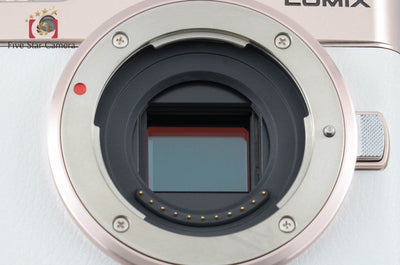 【中古】Panasonic パナソニック LUMIX DC-GF10 ダブルレンズキット ホワイト シャッター回数僅少 元箱付き