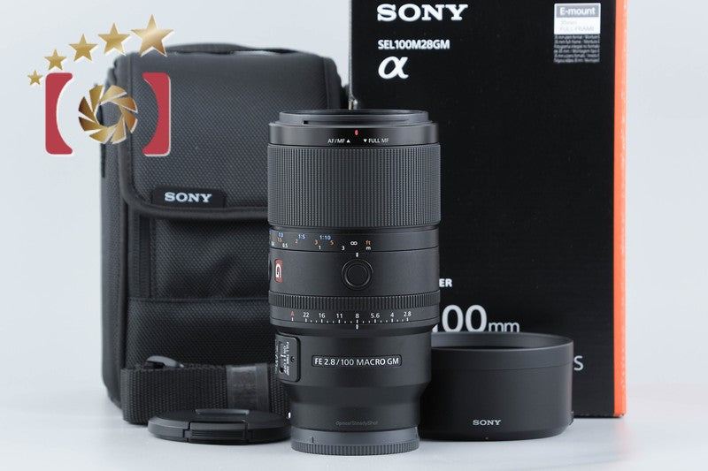 【中古】SONY ソニー FE 100mm f/2.8 Macro GM OSS SEL100M28GM 元箱付き