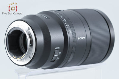 【中古】SONY ソニー FE 100mm f/2.8 Macro GM OSS SEL100M28GM 元箱付き