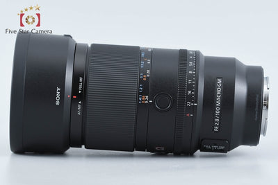 【中古】SONY ソニー FE 100mm f/2.8 Macro GM OSS SEL100M28GM 元箱付き