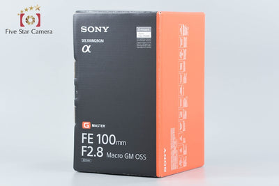 【中古】SONY ソニー FE 100mm f/2.8 Macro GM OSS SEL100M28GM 元箱付き