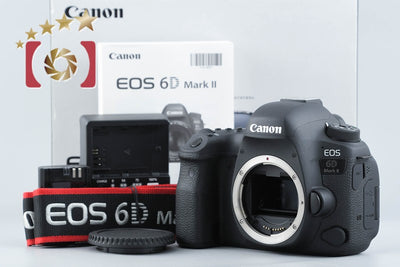 【中古】Canon キヤノン EOS 6D Mark II デジタル一眼レフカメラ 元箱付き