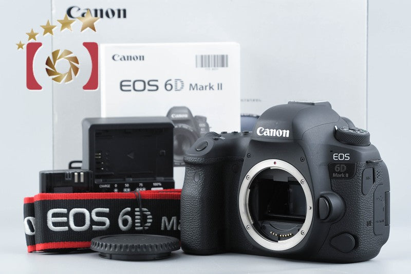 【中古】Canon キヤノン EOS 6D Mark II デジタル一眼レフカメラ 元箱付き
