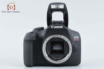 【中古】Canon キヤノン EOS Rebel T7 + EF-S 18-55mm f/3.5-5.6 IS II シャッター回数僅少