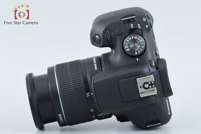【中古】Canon キヤノン EOS Rebel T7 + EF-S 18-55mm f/3.5-5.6 IS II シャッター回数僅少