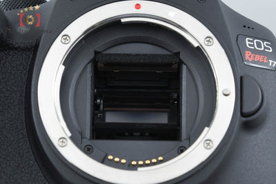 【中古】Canon キヤノン EOS Rebel T7 + EF-S 18-55mm f/3.5-5.6 IS II シャッター回数僅少