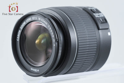 【中古】Canon キヤノン EOS Rebel T7 + EF-S 18-55mm f/3.5-5.6 IS II シャッター回数僅少