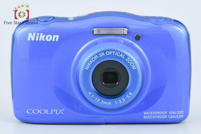 【中古】Nikon ニコン COOLPIX W150 ブルー コンパクトデジタルカメラ
