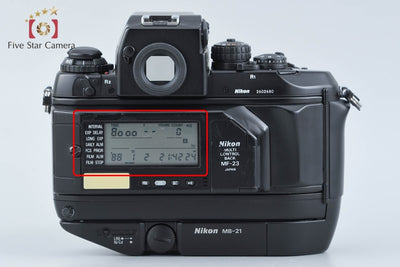 【中古】Nikon ニコン F4S フィルム一眼レフカメラ + MF-23 マルチコントロールバック