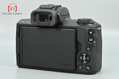 [Used] Canon EOS Kiss M Double Zoom Lens Kit Black