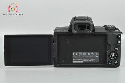 [Used] Canon EOS Kiss M Double Zoom Lens Kit Black