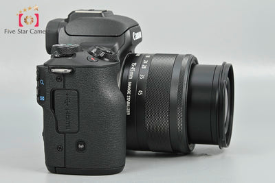 [Used] Canon EOS Kiss M Double Zoom Lens Kit Black