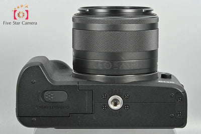 [Used] Canon EOS Kiss M Double Zoom Lens Kit Black