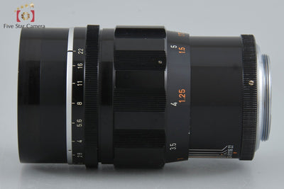 【中古】Canon キヤノン 100mm f/2 L39 ライカスクリューマウント