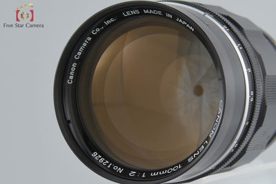 【中古】Canon キヤノン 100mm f/2 L39 ライカスクリューマウント