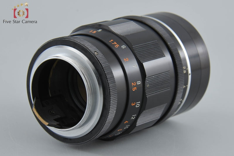中古】Canon キヤノン 100mm f/2 L39 ライカスクリューマウント – Five