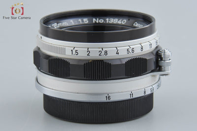 [Used] Canon 35mm f/1.5 L39 Leica Screw Mount