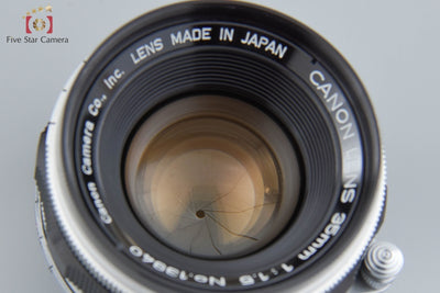 【中古】Canon キヤノン 35mm f/1.5 L39 ライカスクリューマウント