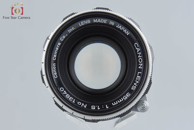 【中古】Canon キヤノン 35mm f/1.5 L39 ライカスクリューマウント