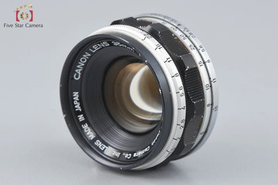 Used: Canon 35mm f/1.5 L39 Leica Screw Mount with Leica M Mount Adapter