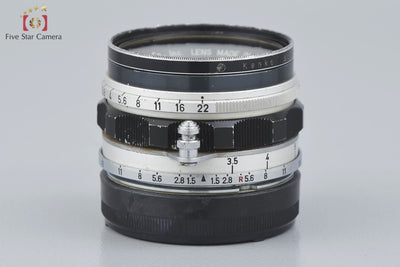 【Used】Canon 35mm f/1.5 L39 Leica Screw Mount with Leica M Mount Adapter