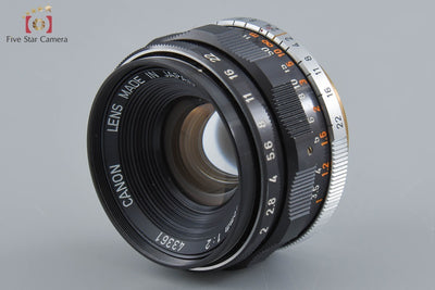 [Used] Canon 35mm f/2 L39 Leica Screw Mount