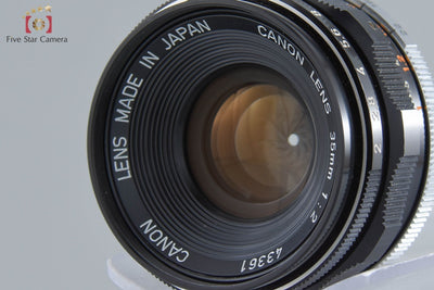 [Used] Canon 35mm f/2 L39 Leica Screw Mount