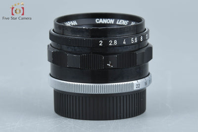 [Used] Canon 35mm f/2 L39 Leica Screw Mount