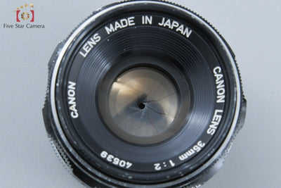 [Used] Canon 35mm f/2 L39 Leica Screw Mount