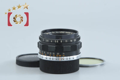 [Used] Canon 35mm f/2 L39 Leica Screw Mount, Overhauled in October 2025