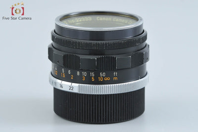 [Used] Canon 35mm f/2 L39 Leica Screw Mount, Overhauled in October 2025